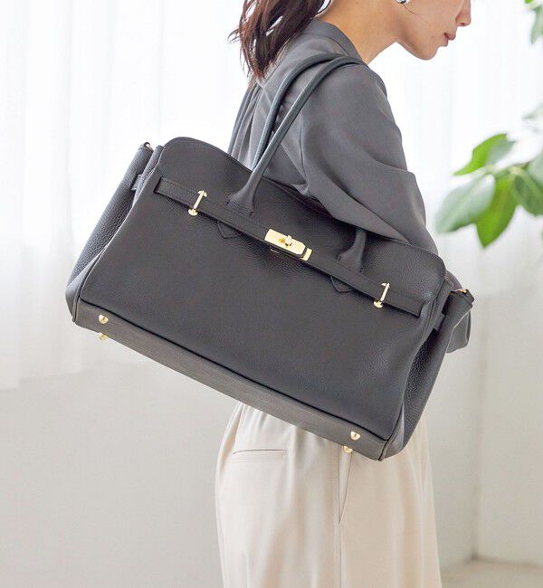 SHIPS for women「【SHIPS別注】MILOS: 金具付き ベルト トート M」|トートバッグ|