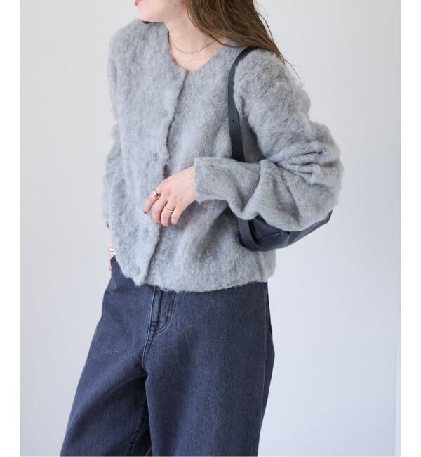 OUTDOOR PRODUCTS Usual Things「シャギーニットカーデ」|ニット・セーター|