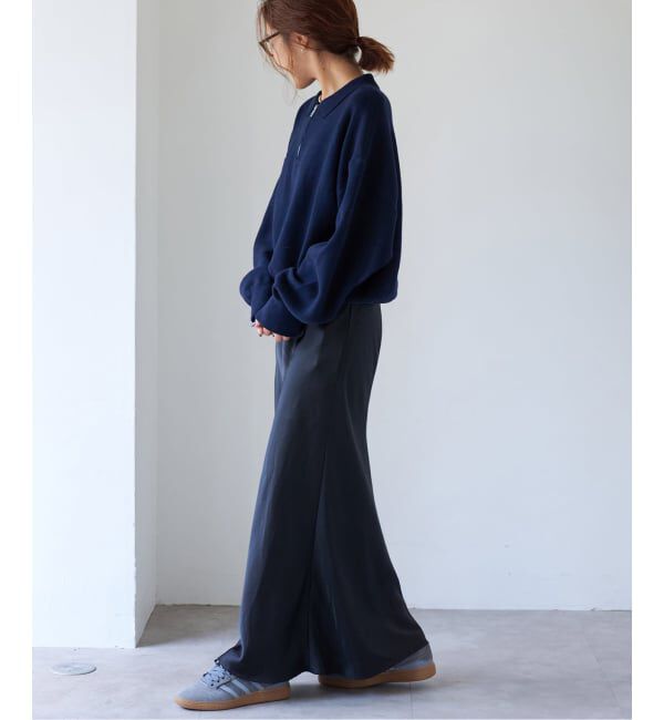 OUTDOOR PRODUCTS Usual Things「スウェットライクニットハーフZIPプルオーバー」|ニット・セーター|