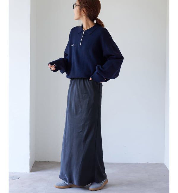 OUTDOOR PRODUCTS Usual Things「スウェットライクニットハーフZIPプルオーバー」|ニット・セーター|