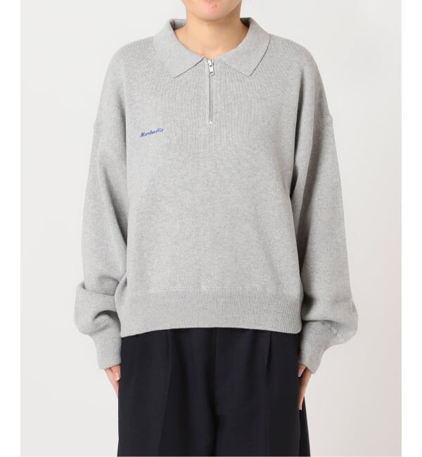 OUTDOOR PRODUCTS Usual Things「スウェットライクニットハーフZIPプルオーバー」|ニット・セーター|