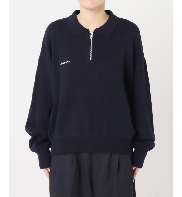 OUTDOOR PRODUCTS Usual Things「スウェットライクニットハーフZIPプルオーバー」|ニット・セーター|