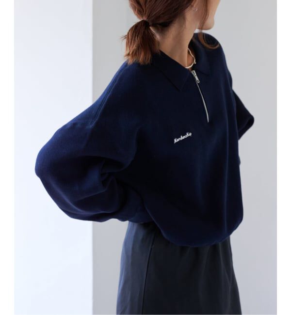 OUTDOOR PRODUCTS Usual Things「スウェットライクニットハーフZIPプルオーバー」|ニット・セーター|