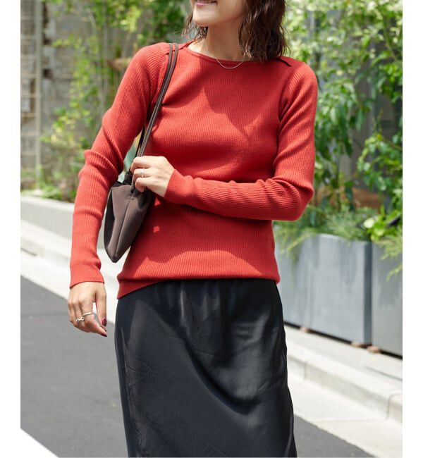 OUTDOOR PRODUCTS Usual Things「リブボートネックニット」|ニット・セーター|