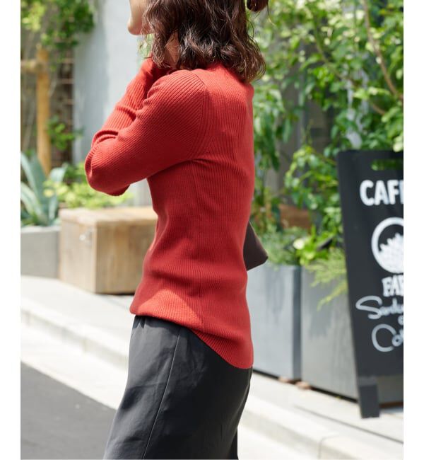 OUTDOOR PRODUCTS Usual Things「リブボートネックニット」|ニット・セーター|