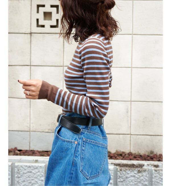 OUTDOOR PRODUCTS Usual Things「リブボートネックニット」|ニット・セーター|