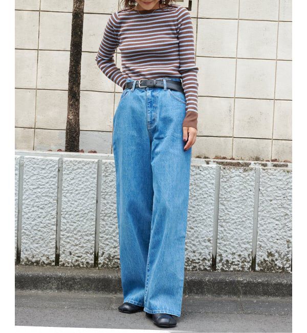 OUTDOOR PRODUCTS Usual Things「リブボートネックニット」|ニット・セーター|