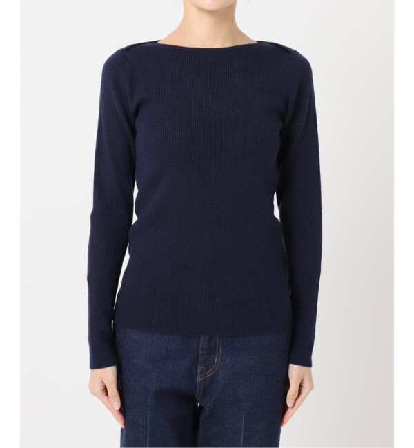 OUTDOOR PRODUCTS Usual Things「リブボートネックニット」|ニット・セーター|