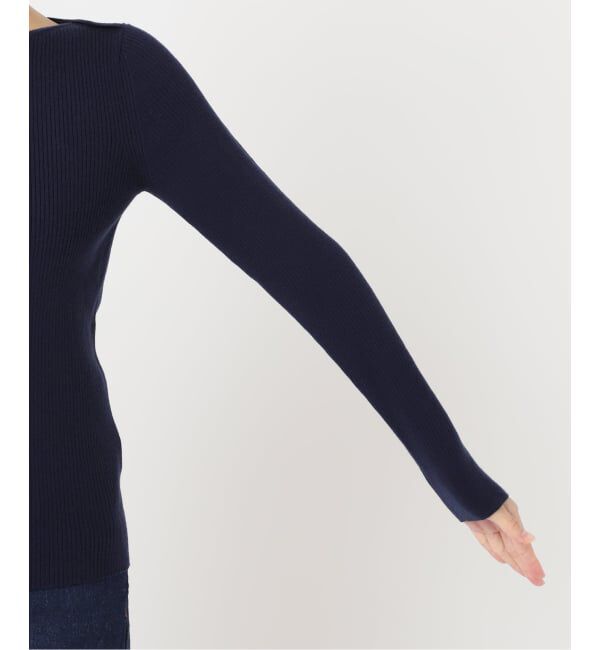 OUTDOOR PRODUCTS Usual Things「リブボートネックニット」|ニット・セーター|