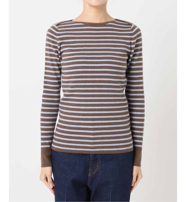 OUTDOOR PRODUCTS Usual Things「リブボートネックニット」|ニット・セーター|