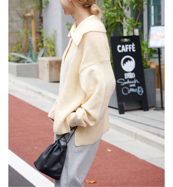 OUTDOOR PRODUCTS Usual Things「ワイドカラーニットプルオーバー」|ニット・セーター|