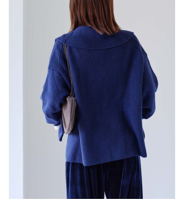 OUTDOOR PRODUCTS Usual Things「ワイドカラーニットプルオーバー」|ニット・セーター|