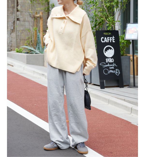 OUTDOOR PRODUCTS Usual Things「ワイドカラーニットプルオーバー」|ニット・セーター|