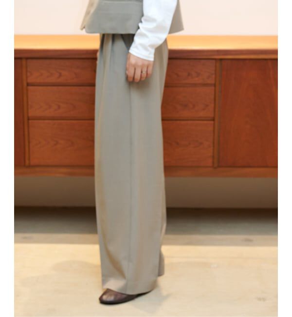 OUTDOOR PRODUCTS Usual Things「ORDINARY タックワイドスラックス」|スラックス|