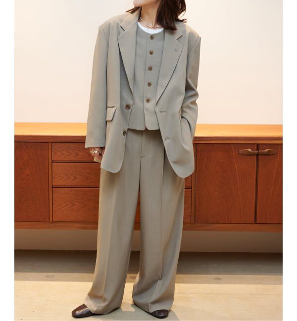 OUTDOOR PRODUCTS Usual Things「ORDINARY タックワイドスラックス」|スラックス|