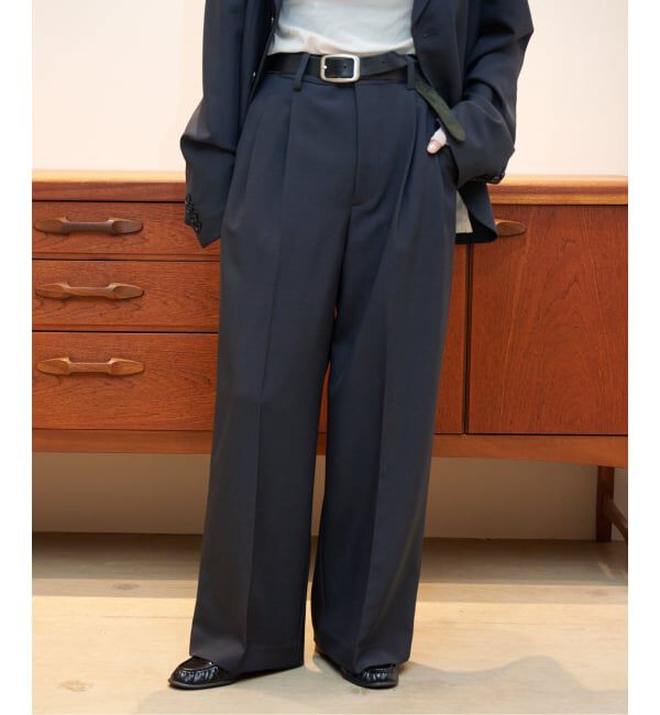 OUTDOOR PRODUCTS Usual Things「ORDINARY タックワイドスラックス」|スラックス|