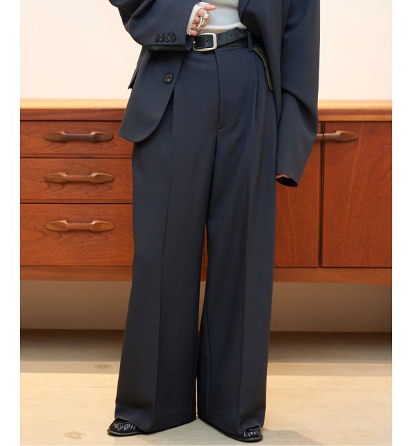 OUTDOOR PRODUCTS Usual Things「ORDINARY タックワイドスラックス」|スラックス|