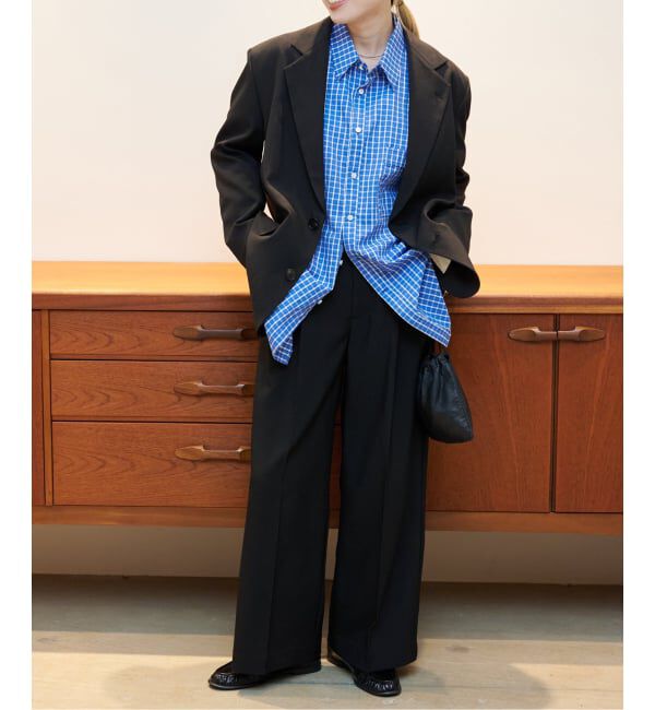 OUTDOOR PRODUCTS Usual Things「≪予約 WEB限定追加 ≫ORDINARY タックワイドスラックス」|スラックス|