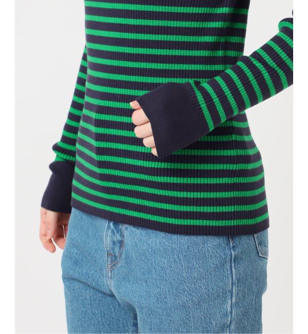 OUTDOOR PRODUCTS Usual Things「ボーダーボートネックニット」|ニット・セーター|