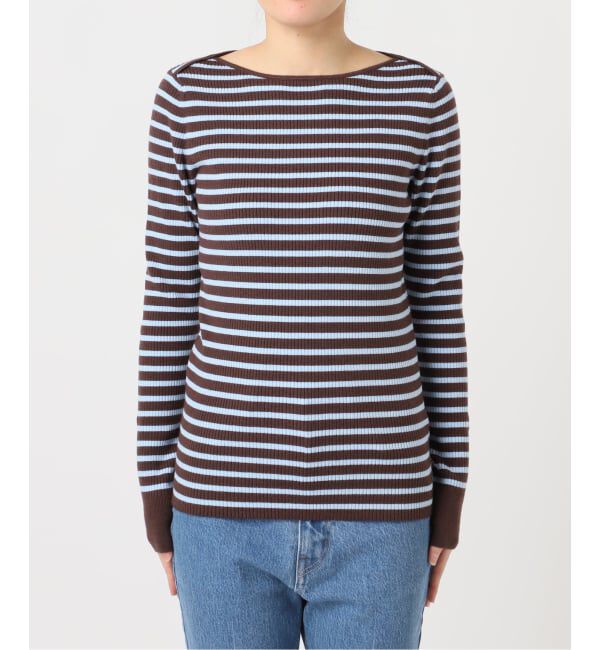 OUTDOOR PRODUCTS Usual Things「ボーダーボートネックニット」|ニット・セーター|