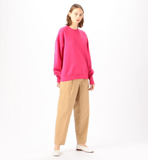 CABaN「CABaN コットンカシミヤ クルーネックプルオーバー」|ニット・セーター|