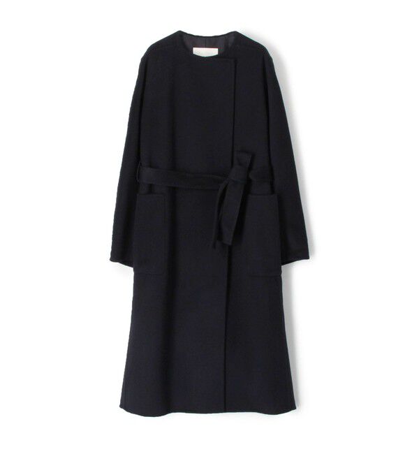 Ballsey「プレミアムウールリバー ノーカラーコート」|ノーカラーコート|69 ネイビー