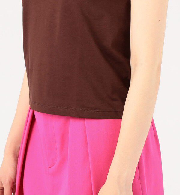 CABaN「コットン リブコンビクルーネックプルオーバー」|Tシャツ・カットソー|