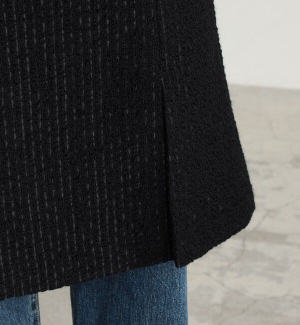 Edition「ブラックツイードヘムフレアスカート」|スカート|