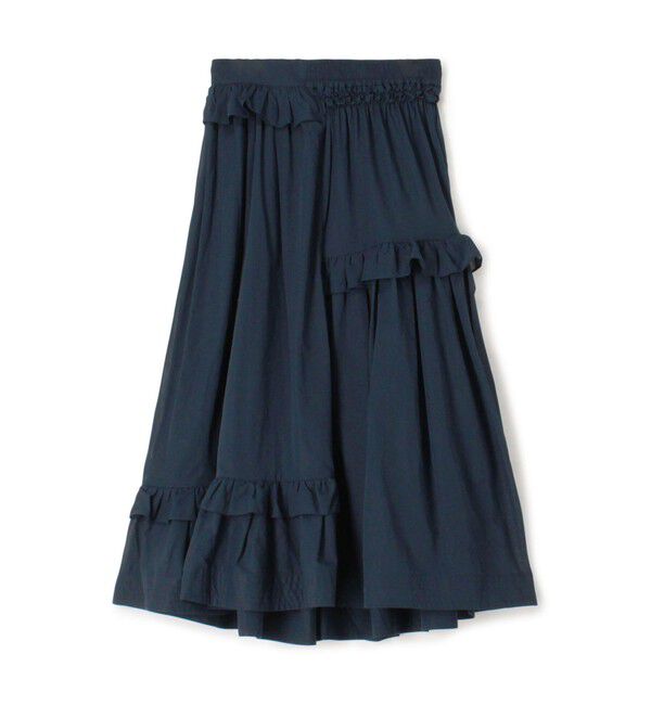 TOMORROWLAND BUYING WEAR「【別注】TEIJA AGNES スカート」|フレア|69 ネイビー