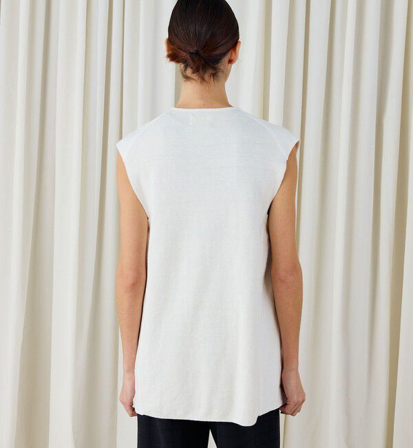 DES PRES「ファブリックコンビ Vカラージレ」|ベスト・ジレ|