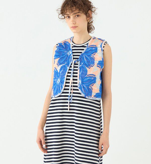 TOMORROWLAND collection「プルメリアジャカード フロンタブルトップス」|シャツ・ブラウス|