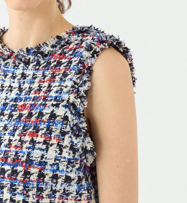 TOMORROWLAND collection「トリコロールシェパード フロンタブルジレ」|ベスト・ジレ|