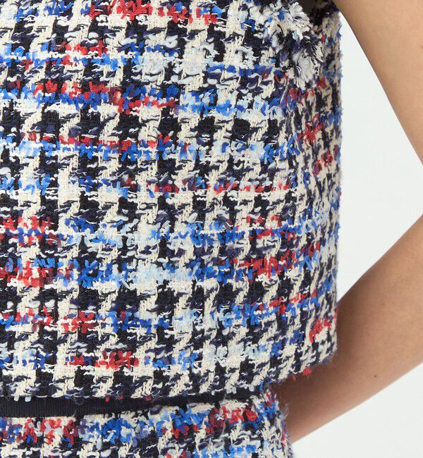 TOMORROWLAND collection「トリコロールシェパード フロンタブルジレ」|ベスト・ジレ|