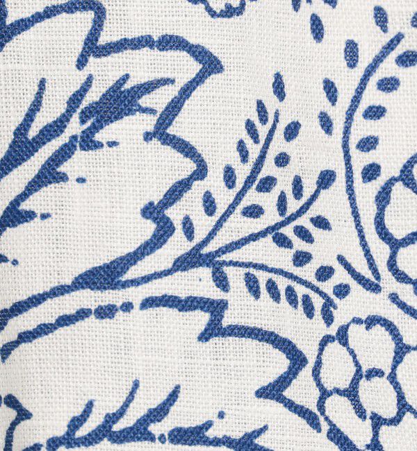 SOULEIADO「リネンプリント エプロンワンピース」|ワンピース|