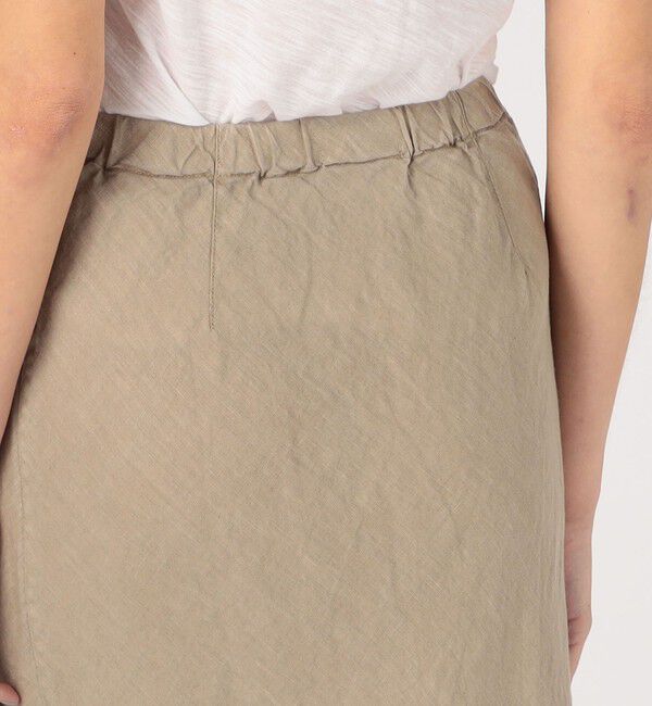 JAMES PERSE「ライトウェイトリネン ハイロースカート WKO5983」|フレア|