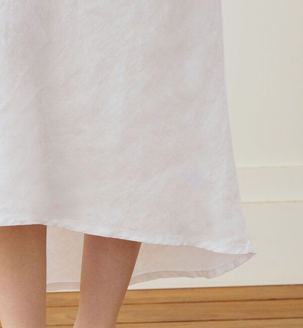 JAMES PERSE「ライトウェイトリネン ハイロースカート WKO5983」|フレア|