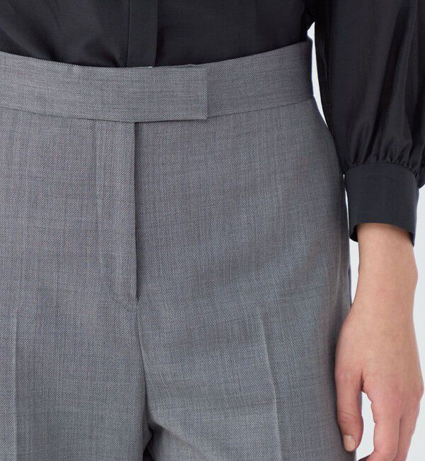 TOMORROWLAND collection「ZELANDER GRAY ストレートパンツ」|スラックス|