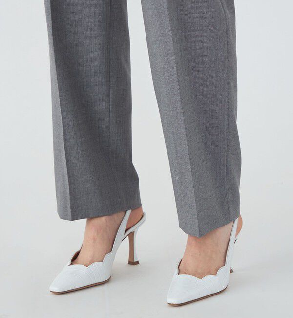 TOMORROWLAND collection「ZELANDER GRAY ストレートパンツ」|スラックス|