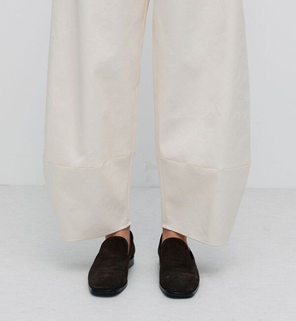 BACCA「コットンポリエステルビンテージギャバジン ベルトワイドパンツ」|その他|