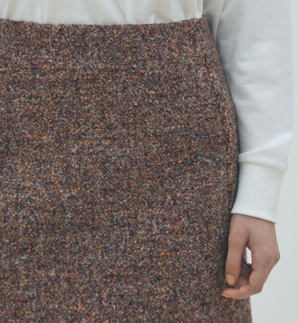 MACPHEE「スライバージャージー ミニスカート」|台形|