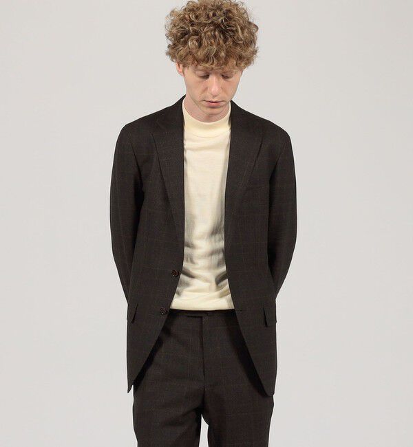 TOMORROWLAND MENS「ウールナチュラルストレッチ シングルブレステッド 2Bジャケット DRAGO」|テーラードジャケット|