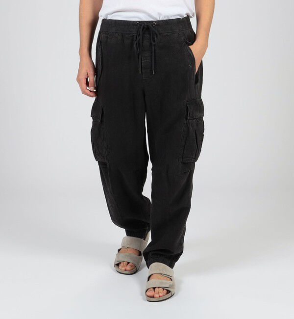 JAMES PERSE「テクスチャードリネンフライトパンツ MTXL1446」|カーゴ|