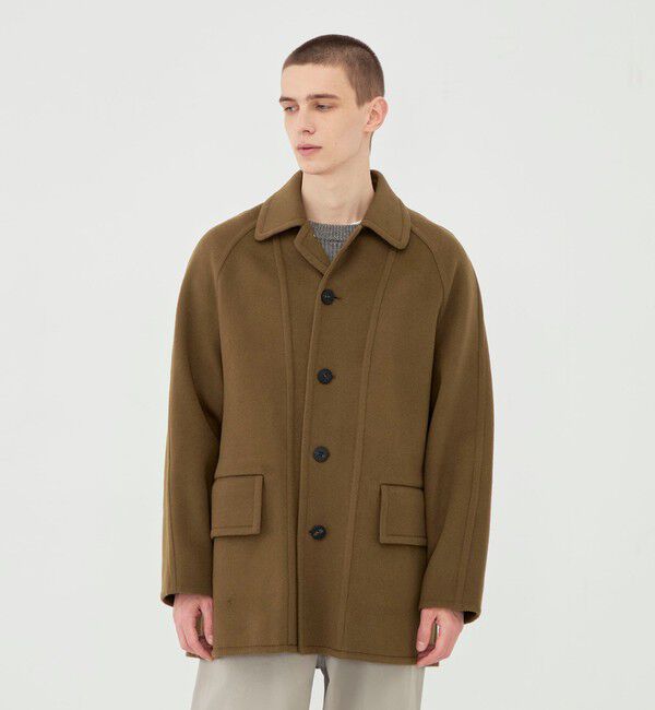 GALERIE VIE「ウールダブルフェイス ステンカラーコート」|ステンカラーコート|