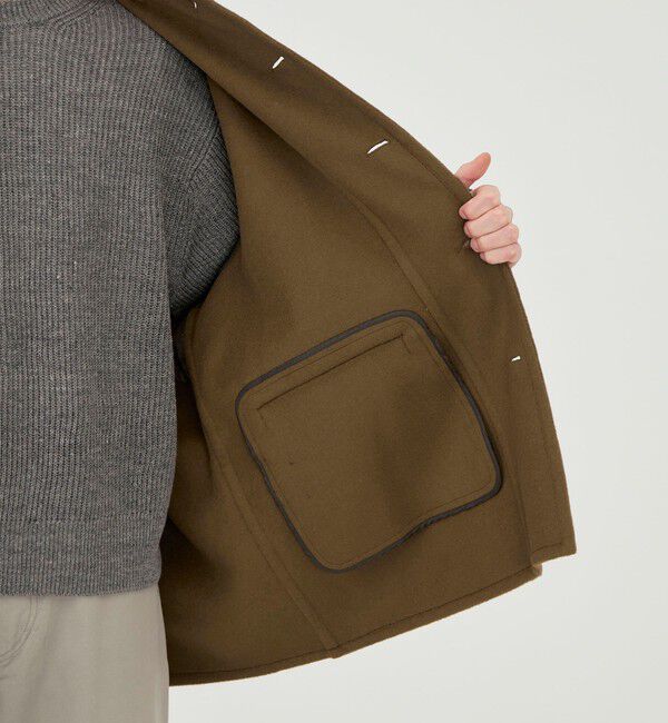 GALERIE VIE「ウールダブルフェイス ステンカラーコート」|ステンカラーコート|