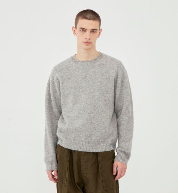 GALERIE VIE「ベビーアルパカ クルーネックプルオーバー」|ニット・セーター|