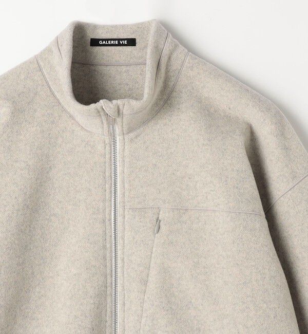 GALERIE VIE「ウールカシミヤフリース ハーフジッププルオーバー」|Tシャツ・カットソー|