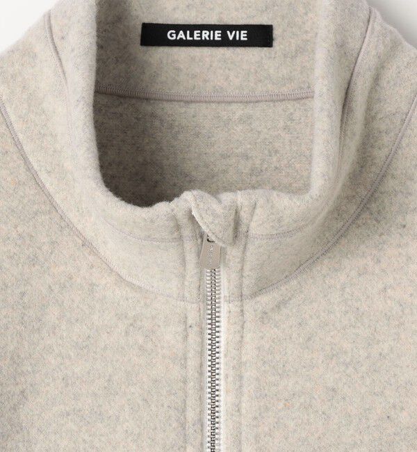 GALERIE VIE「ウールカシミヤフリース ハーフジッププルオーバー」|Tシャツ・カットソー|