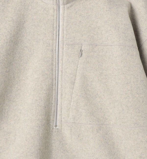 GALERIE VIE「ウールカシミヤフリース ハーフジッププルオーバー」|Tシャツ・カットソー|