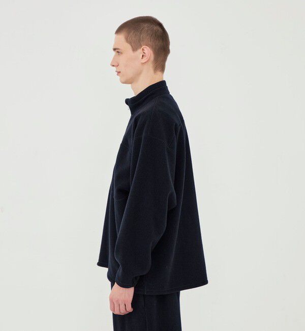 GALERIE VIE「ウールカシミヤフリース ハーフジッププルオーバー」|Tシャツ・カットソー|