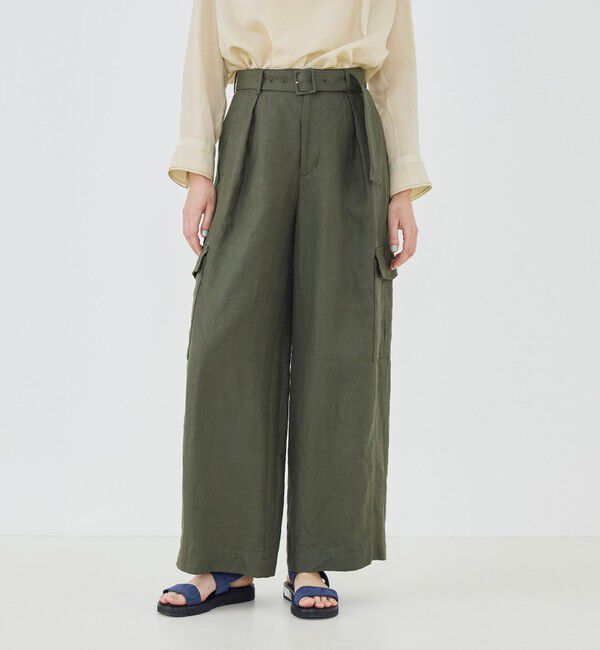 GALERIE VIE「【WEB先行予約】ラミーツイル ベルテッドカーゴパンツ」|カーゴ|